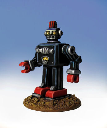 Blocko the squarebot-Hydra 1st Birthday Miniature